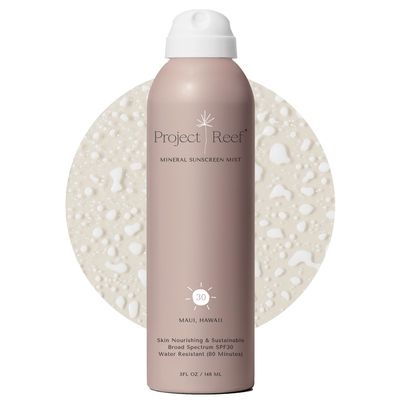 Project Reef SPF 30 Mineral Sunscreen Spray Non-Aerosol, Reef-Safe Zinc Sunblock with Natural Ingredients for All Skin Types