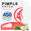 450 Pimple Patches for Face, Hydrocolloid Acne Patches for Zit Covers, Mighty Patch Acne Invisible Zit Patches for Face, 4 Sizes view 1