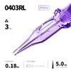 Mast Pro Tattoo Cartridges 0403RL 20Pcs Disposable Needles Bugpin #04 3 Round Liner Size view 4