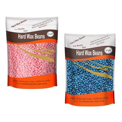 1.3lb Hard Wax Beads for Hair Removal, Yovanpur Pearl Wax Beads for Brazilian Waxing, Waxing Beans for Sensitive Skin, 21oz Face Eyebrow Back Legs At Home with 20pcs Wax Sticks (Rose pink& Dark green)