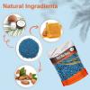 1.3lb Hard Wax Beads for Hair Removal, Yovanpur Pearl Wax Beads for Brazilian Waxing, Waxing Beans for Sensitive Skin, 21oz Face Eyebrow Back Legs At Home with 20pcs Wax Sticks (Rose pink& Dark green) view 3