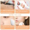 3 Pcs Makeup Foundation Spatula Spoon Tool Set, Make Up Mixing Palette Tray, Stainless Steel Skin Care Spatula, Cosmetic Scoop Scraper for Skincare Face Eye Cream (Silver) view 4