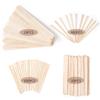 EWVVSS 4 Style 1000 Pcs Waxing Sticks Assorted Wax Applicator Sticks for Body Legs Face with Small Medium Large Sizes Wood Popsicle Sticks for Waxing Or Wood Craft Sticks view 2