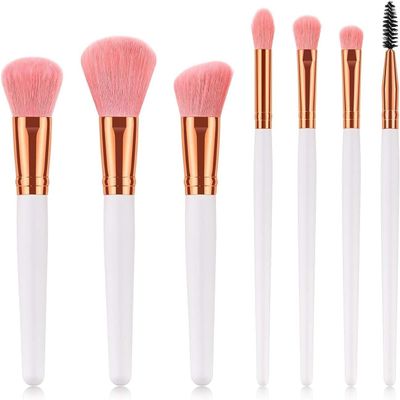 7PCS Make Up Foundation Eyebrow Eyeliner Cosmetic Concealer Brushes Travel Size Makeup Brushes