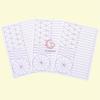 3 pcs Thicken Two sides Microblading Practice Silicon Skin Perfect for Permanent Makeup and Microblading Nano brows ombre brow practice (Hairstroke Purple Outlines) view 4
