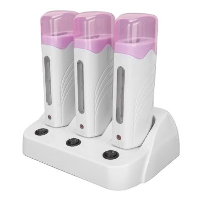 Roll On Wax Warmer for Hair Removal, Wax Heater for Waxing with Heater Base, Portable Waxing Machine for Body, Face, Armpit, Bikini, 110V
