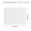 25 Clear Eye Mask, Portable Eye Patch, Reusable Eye Patch Tray for Skin Care view 3