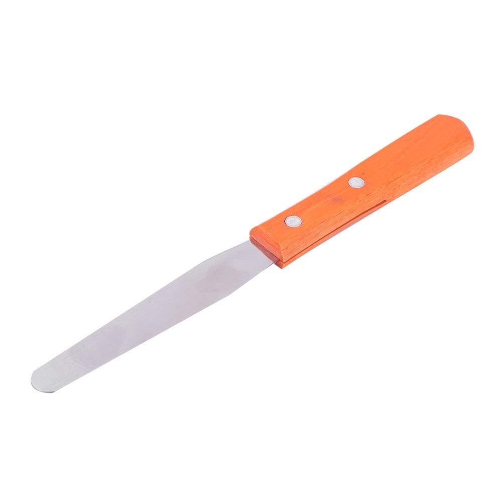 Metal Spatula for Waxing, Professional Wooden Hot Wax Spreader Hair Reusable Hair Removal Sticks Applicator Spatula for Mixing Resin, Wax, Paint, DIY Crafts