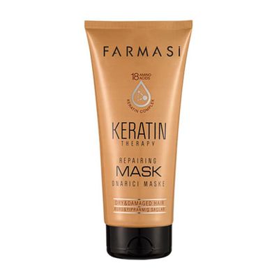 FARMASi Professional Keratin Therapy Repairing Hair Mask, Dry Damaged Color Treated Hair Restore, All Hair Types 6.7 fl. oz / 200 ml