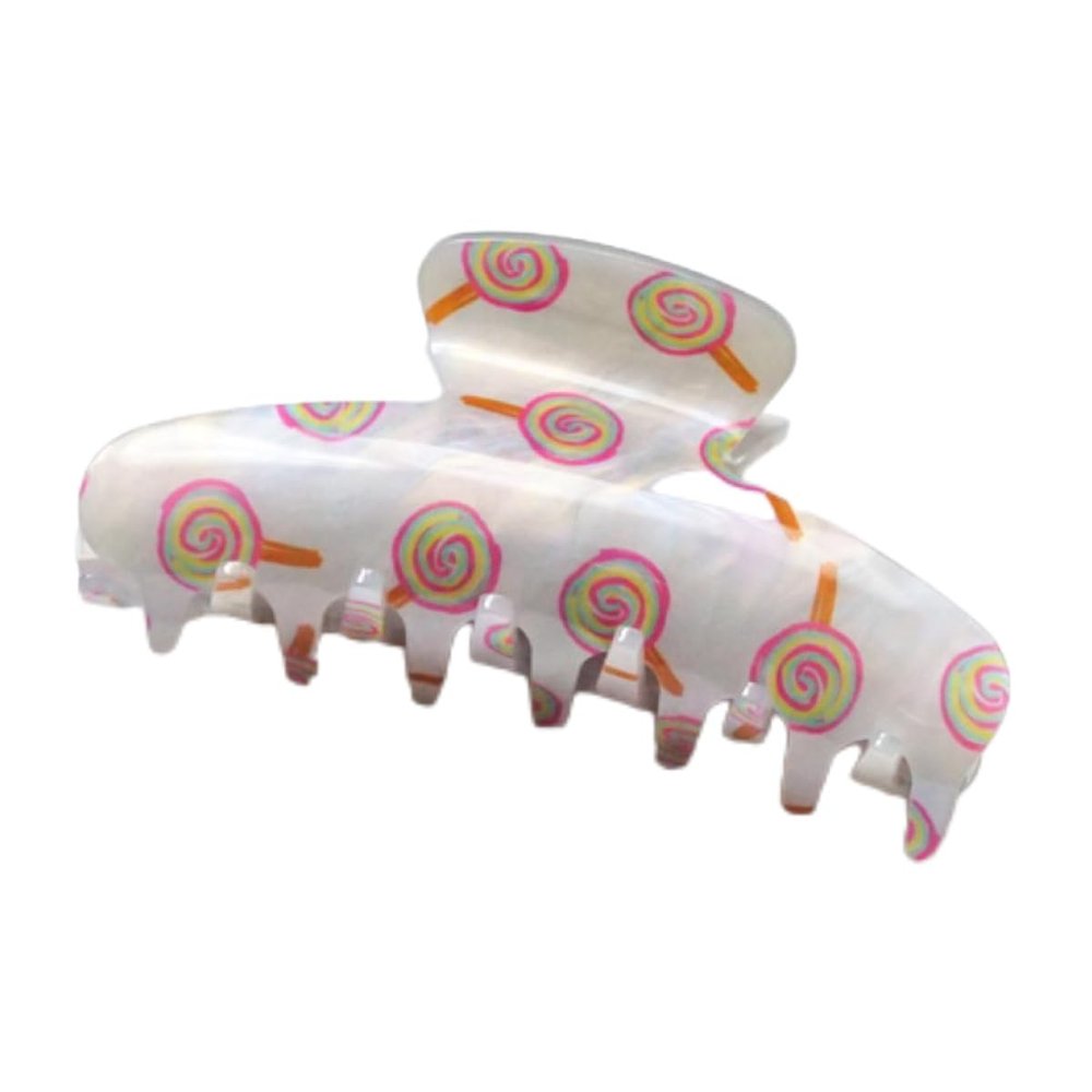 Colorful Lollipop Claw Clip,Acetate Hair Clip,Small Hair Clip for Women,Pack of 2,S2