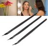 3 Pieces Angled Brush, Bent Brush, Professional Makeup Ultra Fine Angled Gel Brushes Cosmetic Tool, Angle Eye Makeup Brush Tool view 4