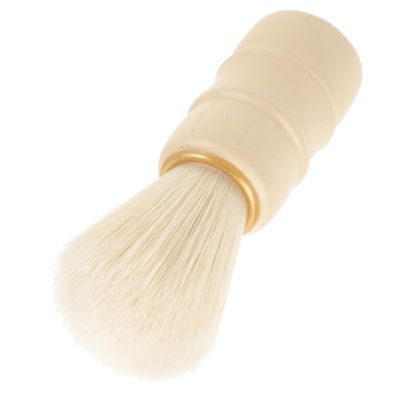 SOESFOUFU Men's Beard Shaving Brush Barber Brush Neck Duster Professional Shaving Tool for Beard Care Flat Bottom Design Hair Texture