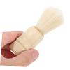 SOESFOUFU Men's Beard Shaving Brush Barber Brush Neck Duster Professional Shaving Tool for Beard Care Flat Bottom Design Hair Texture view 2