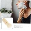 SOESFOUFU Men's Beard Shaving Brush Barber Brush Neck Duster Professional Shaving Tool for Beard Care Flat Bottom Design Hair Texture view 3