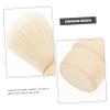 SOESFOUFU Men's Beard Shaving Brush Barber Brush Neck Duster Professional Shaving Tool for Beard Care Flat Bottom Design Hair Texture view 4