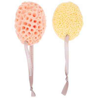 Beavorty Loofah Sponge, Bath Balls, Spa Scrub Shower Sponge, Shower Loofah Supplies for Men & Women 2pcs