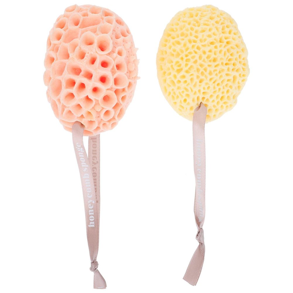 Beavorty Loofah Sponge, Bath Balls, Spa Scrub Shower Sponge, Shower Loofah Supplies for Men & Women 2pcs