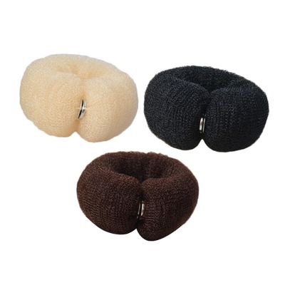 3pcs Donut Hair Iron Long Girl Bun Makers - Hair Shaper and Modelling Tool for Practical Hairbands and Bun Making