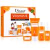DISAAR BEAUTY Vitamin C Organic Orange Extract Skin Care Set Facial Wash Toner Serum Face Cream Moisturizing Reduce Wrinkles Hydrate 30ml+30ml+10ml+15g 4PCS view 1