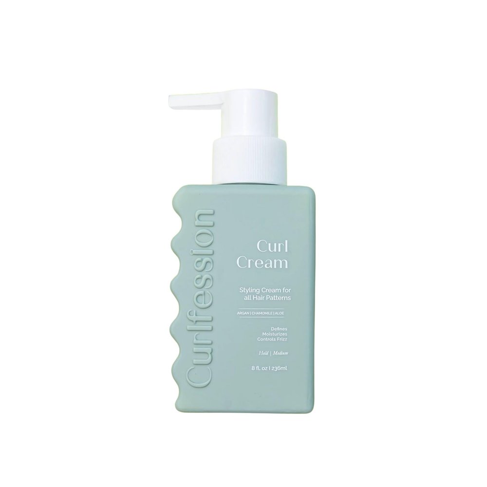 CURLFESSION Curl Cream for Curly Hair Defines and Moisturizes Curls And Waves Controls Frizz- 8 Fl. Oz.