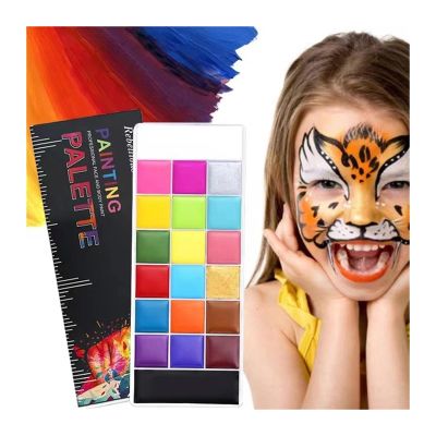 Face Painting Kit Face Painting Oil Paint, Multi-color Paint Set, Stage Creative Painting Festival Oil Paint Set Professional Body & Face Paint Kit ( Color : C )