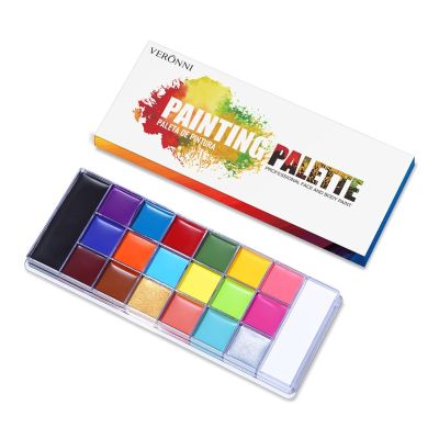 Face Painting Kit Dress Up for Masquerade Party, Holiday 20 Color Face Color, Body Paint Oil Color Set Professional Body & Face Paint Kit ( Color : A )