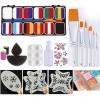 Face Painting Kit Body Paint, Water Soluble Face Set, Quick Drying Body Paint Professional Body & Face Paint Kit ( Color : 2 ) view 1