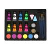 Face Painting Kit 23 Pcs Body Paint Sets, Holiday Party Paint, Stage Makeup Templates Professional Body & Face Paint Kit view 4