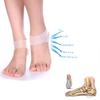 Mobestech Silicone Gel Heel Cushion Pads Breathable Holes Thick Reusable Foot for Pressure Relief and Moisturizing Care White view 4