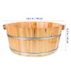 Ipetboom Foot Baths: 1PC Wood Foot Tub Wooden Wood Foot Bucket Reusable Foot Bath Bucket Wooden Foot Bath Foot Bathing Bucket Foot Bath Bucket Pedicure Tub Wood Bucket Sauna Bucket Sauna Accessories view 2