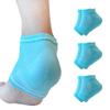 Moisturizing Gel Heel Socks to Repair Dry Cracked Heel - Soften, Soothe, and Revitalize Your Feet, for Men and Women (Mint, 3 Pairs) view 1