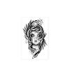 2 Sheets Of Temporary Tattoo Stickers Medusa Arm Snake Female Male Juice Vegetable Ink Waterproof Semi-Permanent And Long-Lasting For 2 Weeks Non-Reflective view 1