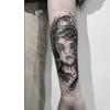 2 Sheets Of Temporary Tattoo Stickers Medusa Arm Snake Female Male Juice Vegetable Ink Waterproof Semi-Permanent And Long-Lasting For 2 Weeks Non-Reflective view 2