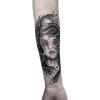2 Sheets Of Temporary Tattoo Stickers Medusa Arm Snake Female Male Juice Vegetable Ink Waterproof Semi-Permanent And Long-Lasting For 2 Weeks Non-Reflective view 3