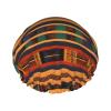 african weaving Print Reusable Shower Cap for Women,Double Waterproof Layers Bathing Hat,Quick Drying Bath Hair Cap view 1