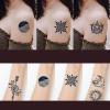 11 Temporary Tattoo Stickers For Men And Women Juice Plant Ink Waterproof Semi-Permanent And Lasting For 2 Weeks Small Pattern Simulated Tattoo To Cover Scars view 2