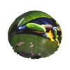 Peace Tree Frogs Print Reusable Shower Cap for Women,Double Waterproof Layers Bathing Hat,Quick Drying Bath Hair Cap view 1