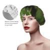 Peace Tree Frogs Print Reusable Shower Cap for Women,Double Waterproof Layers Bathing Hat,Quick Drying Bath Hair Cap view 4