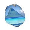 Tahiti Beaches Print Reusable Shower Cap for Women,Double Waterproof Layers Bathing Hat,Quick Drying Bath Hair Cap view 2