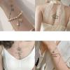 3 Letters Collarbone Arm Chest Neck Juice Plant Ink Waterproof Semi-Permanent And Long-Lasting 2 Weeks Temporary Tattoo Stickers view 2