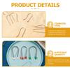 VOSAREA Hot Curler Clips Replacement Kit 24pcs Hot Roller Clips Hot Rollers Curlers for Electric Rollers Travel Hot Roller Securing Pins view 4