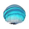 Tahiti Beach Print Reusable Shower Cap for Women,Double Waterproof Layers Bathing Hat,Quick Drying Bath Hair Cap view 1