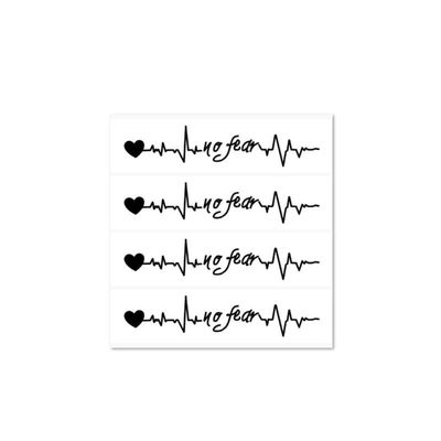 2 Pieces Of Juice Plant Ink Waterproof Semi-Permanent And Long-Lasting 2 Weeks Temporary Tattoo Stickers Ecg English No Fear For Women And Men