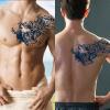 GoDdis 2 Pieces Of Wolf Head Temporary Tattoo Stickers For Men'S Chest And Back Simulated Arms Juice Plant Ink Waterproof Semi-Permanent And Lasting For 2 Weeks view 3