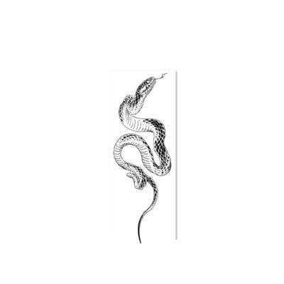 2 Pieces Of Temporary Tattoo Stickers European And American Style Arm Snake Female Male Juice Plant Ink Waterproof Semi-Permanent And Long-Lasting For 2 Weeks Without Reflection