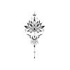 Konglian Temporary Tattoo Stickers For Women And Men Juice Plant Ink Waterproof Semi-Permanent And Long-Lasting 2 Weeks Sweat-Proof Chest And Back view 1
