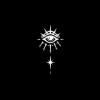 All Seeing Eye Juice Plant Ink Waterproof Semi-Permanent And Lasting 2 Weeks Temporary Tattoo Sticker Eyes Simple Style Men And Women Hands Behind Ears view 2