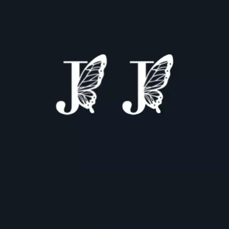 2 Letter Butterfly Temporary Tattoo Stickers In English For Female Couples Juice Plant Ink Waterproof Semi-Permanent And Lasting 2 Weeks Male