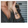 Cross Moon Juice Plant Ink Is Waterproof Semi-Permanent And Long-Lasting For 2 Weeks European And American Style Temporary Tattoo Stickers For Men And Women view 3