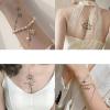 3 Letters Collarbone Arm Chest Neck Juice Plant Ink Waterproof Semi-Permanent And Long-Lasting 2 Weeks Temporary Tattoo Stickers view 2